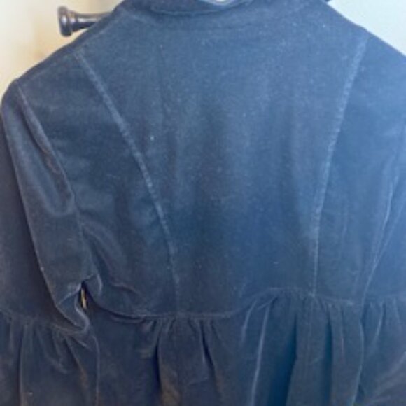 Fun2Fun Black Velour Dress Jacket - Picture 5 of 5